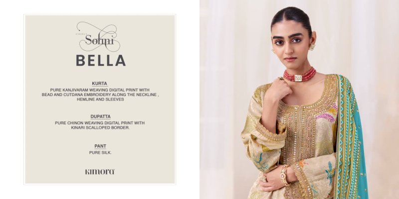 Bella By Kimora Sohni Kanjivaram Salwar Suits